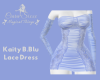 Kaity B.Blu Lace Dress