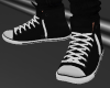 B! Black white shoes
