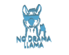 No Drama LLama Neaon Blu