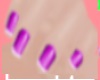 Kids Purple Nails