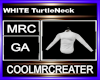 WHITE TurtleNeck