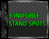 3 Invisible Stand Spots