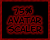 м| 75% Avatar Scaler