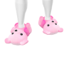 pink bear slippers