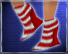 Red Ms. Claus Boots