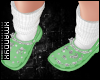 Ghostie Green Crocs