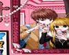 anime couple cutout