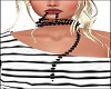 Blk Mouth Pearl Necklace