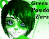 Green Panda bear ears