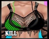 Fishnet Black Green