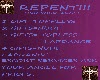 repents price sign