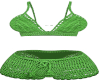 2Pc Green Knit Set