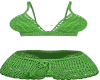 2Pc Green Knit Set