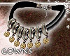 gowns - coin necklace