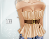 ! Belted Top Nude