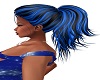 blueblack ponytail