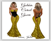 Golden Corset Gown