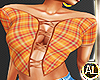 COUNTRY PLAID CROP