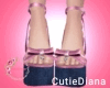D denim heels