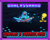 WE! neon cyan beanbang