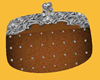 !   BROWN  HAND PURSE