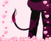 Dark Pink Cow Tail L ~