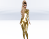Gold Latex Catsuit