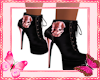 Pink Skull Boots