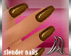 [M] Slender Toffee Nails