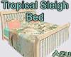 Tropical Sleigh Bed NP