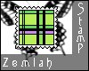 ~Z~ Checker Green stamp
