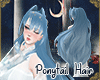!A| Ponytail Blue Hair