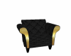 black gold chair