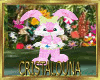 Easter flower bunny 3p