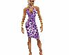 Purple Leopard Dress