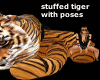 stuffed tiger w poses