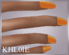 K orange nails sm hands
