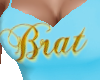 brat blue dress