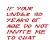RD No Chat Under 30