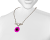 Pink Flower Necklace