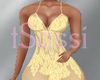 Lace Yellow Gown