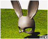 ♚ Bunny Mask Black