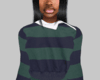 striped polo top
