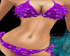 Purple bubble bikini