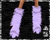 Lilac Fur Boots