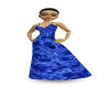Lace Royal Blue Gown