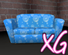 Smiles Couch Blue