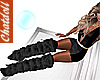 C] Boots with the fur