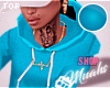 M! Drippin' Hoodie - Sky