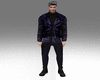 TK-Purple Leather Jacket